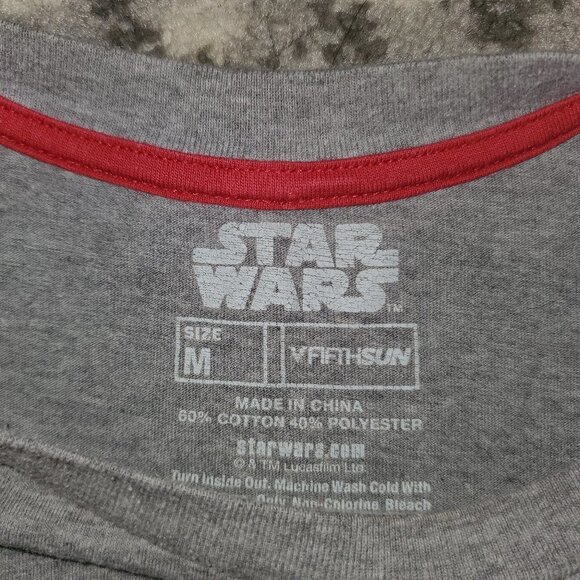 STAR WARS Rogue One Grey T-Shirt Size M - Picture 4 of 5
